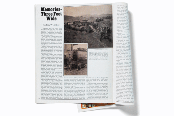 "Memories: Three Feet Wide" was originally published in the June 1975 edition of New Mexico Magazine.