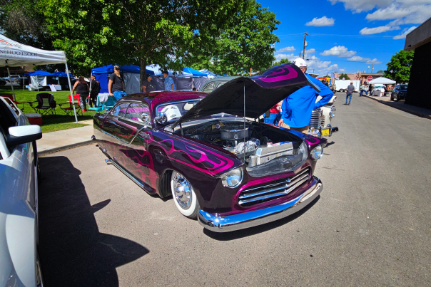 Buddy Allen’s 1951 Ford took Best of Show at Spokes on 66 in 2023.