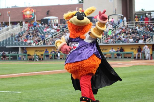 Albuquerque Isotopes mascot.