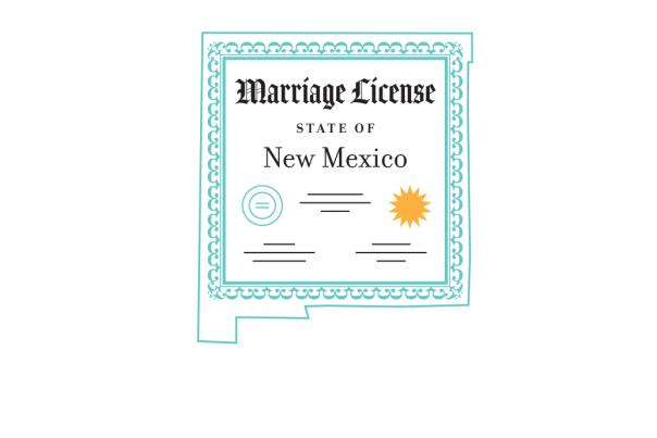 New Mexico marriage license illustration by Chris Philpot.