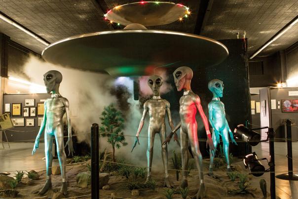 Land at the International UFO Museum & Research Center to investigate on your own.