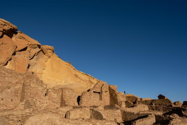 A massive structure in Chaco Canyon.