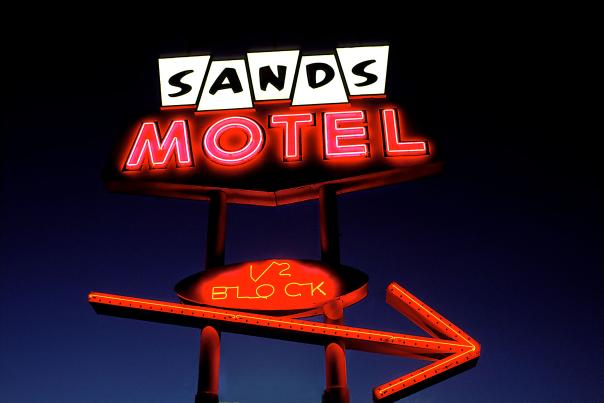 The Sands Motel in Grants may share a name with others, but its neon is unique.