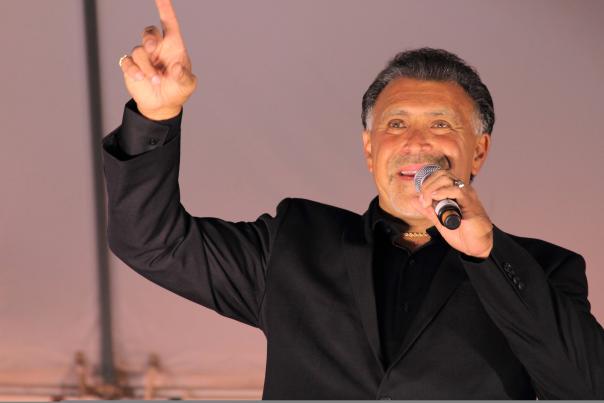 63-year-old singer Al Hurricane Jr. continues to blend Latin, Western, rock, and jazz to create his unique New Mexico sound. Photograph courtesy of City of Socorro.