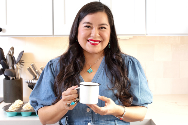 Alana Yazzie shares food and lifestyle tips on social media as the Fancy Navajo.
