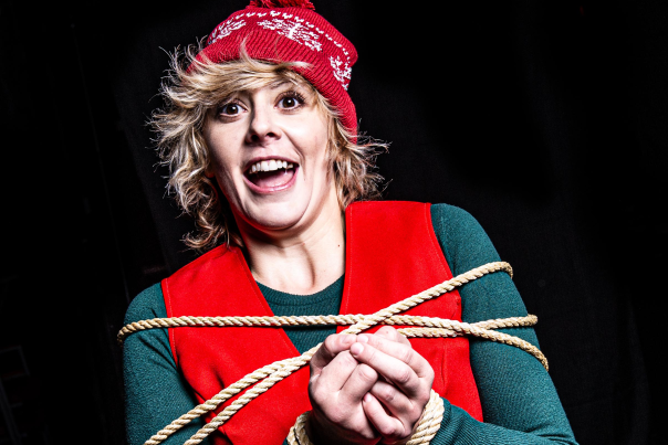 Ali James plays Elf in Santa Fe Playhouse's production of "The Night Before Christmas"