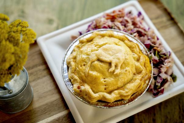 Mince and cheese pie starred on Diners, Drive-Ins and Dives.