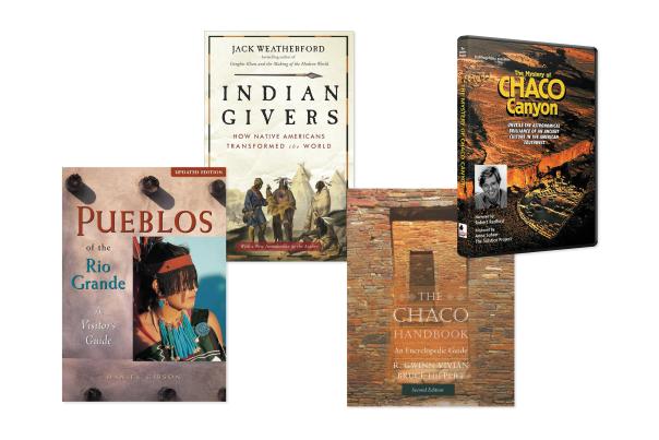 Recommended books about Chaco Canyon and Pueblo history selected by educator Jon Ghahate.