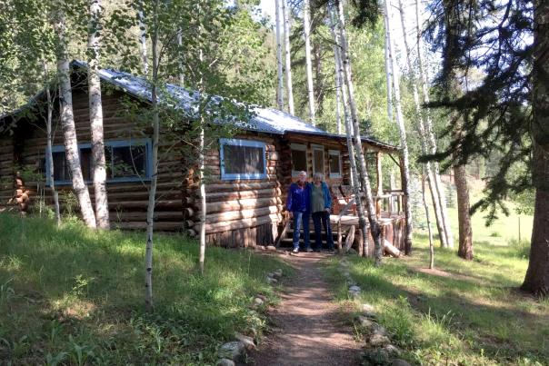 Los Pinos Ranch is a throwback with a 1912 lodge, cozy cabins with fireplaces, and horses to ride.