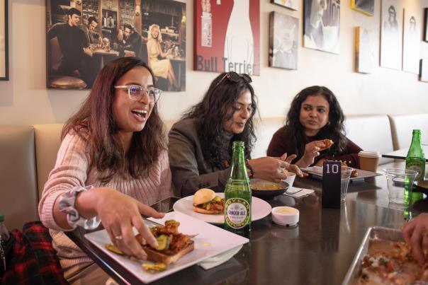 Diners get a little of everything.