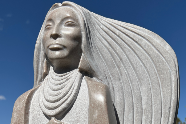 Sculpture by Cliff Fragua.