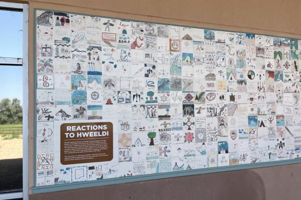 Reactions to Hwéeldi (Place of Suffering), a 12-foot-tall, 63-foot-long outdoor mural.