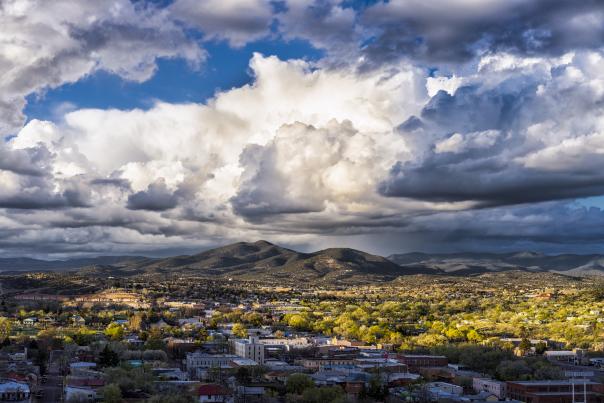 At just under 6,000 feet, Silver City’s elevation helps moderate its temperatures in the summer.