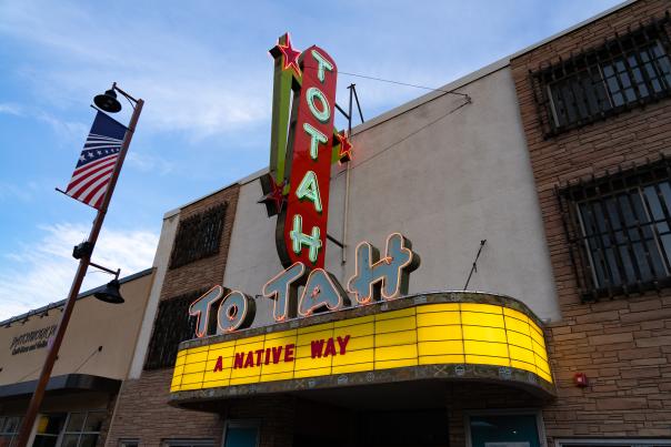 The 1949 Totah Theater was fully renovated in 2022.