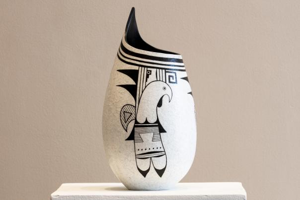 Hopi Bird by Myron Weckwerth, $100