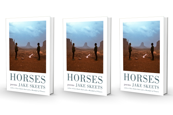 Cover of "Horses" by Navajo Nation poet Jake Skeets.