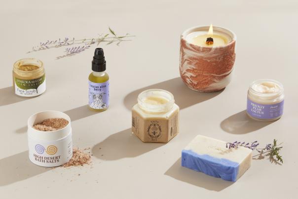 Create a home spa with these made-in-New Mexico bath and body products.