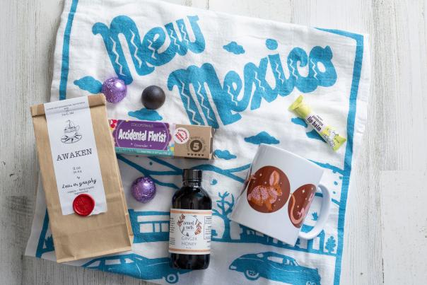 Flyby Provisions carries made–in–New Mexico treats for everyone on your gift list.