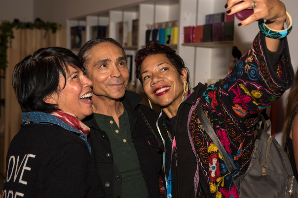 Get close to stars like Dark Winds’s Zahn McClarnon (center) at the Santa Fe International Film Festival.