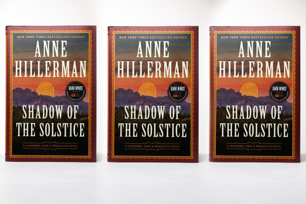 Book cover for Anne Hillerman's Shadow of the Solstice.