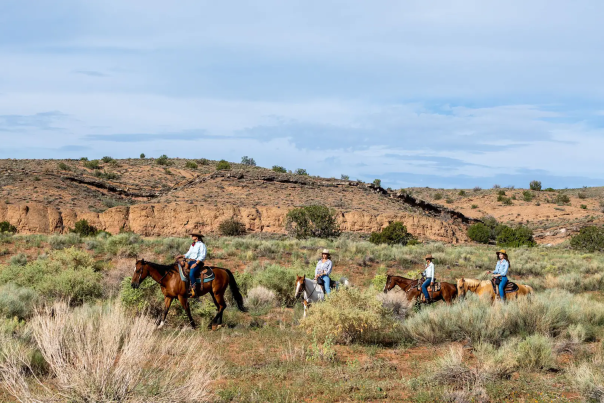 Take a trail ride at the Hyatt Regency Tamaya Resort and Spa.