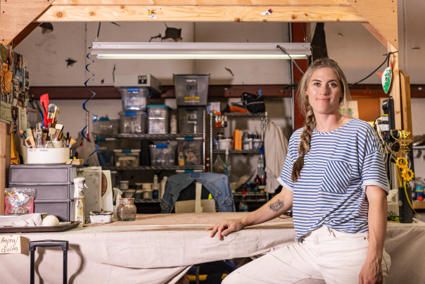 Amy Mann ages and distresses costumes to bring film and TV characters to life.