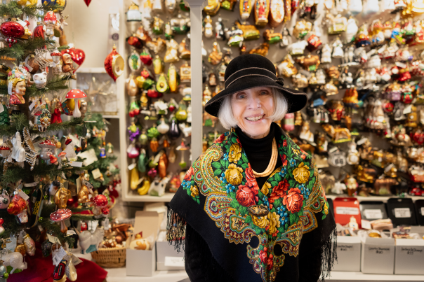 Susan Weber is celebrating 45 years of bringing joy at Susan's Christmas Shop in Santa Fe.