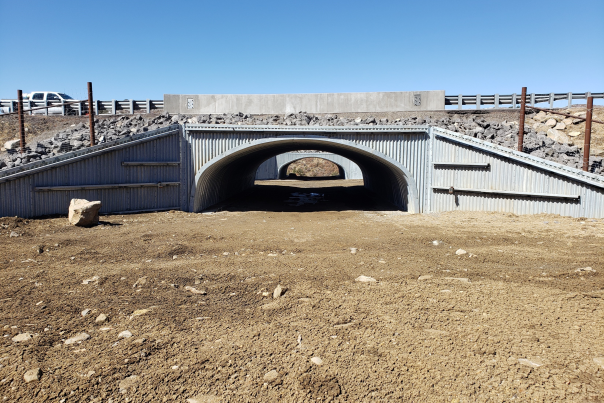 A $4.5 million underpass below I-25 in Ratón was finished in 2023.