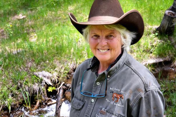 Burch offers horseback lessons, trail rides, and carriage and sleigh rides from her stables.