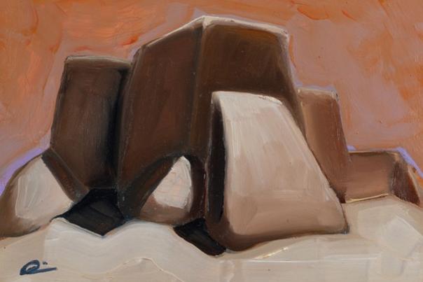 Paige Pierson, Ranchos Geometry, Blue Rain Gallery