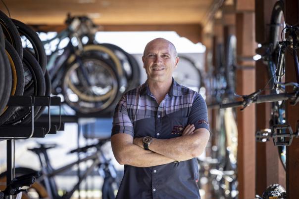 Dale Davis is the co-owner of 505 Cycles.