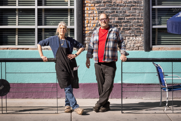 Lindy’s Diner’s Dawn and Steve Vatoseow.