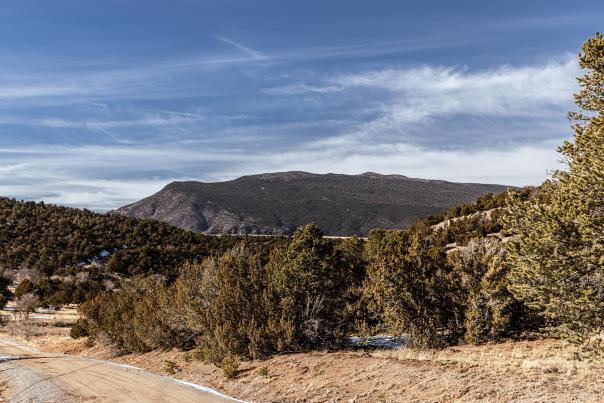 Sandía Peak’s eastern  face