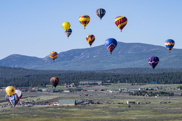 Balloons over Angel Fire