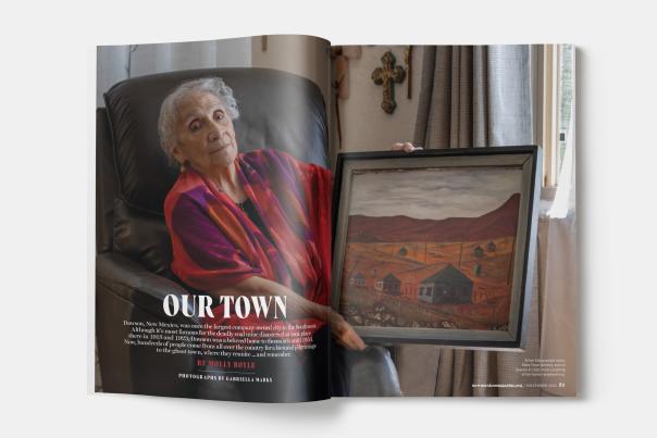 Magazine spread of "Our Town" by Molly Boyle.