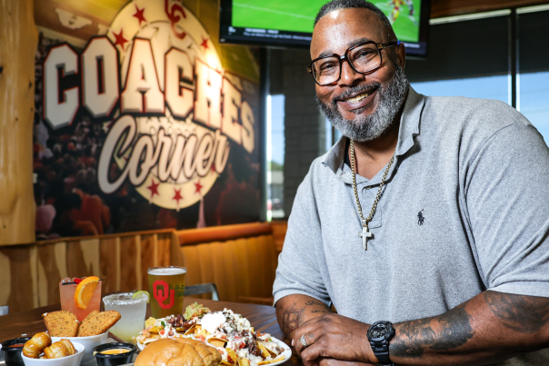 Corey Wilson at Coaches Corner