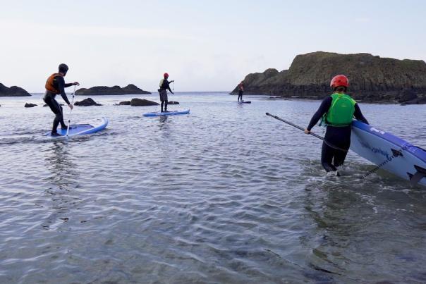 Stand-up paddle boarding with Active Adventures NI