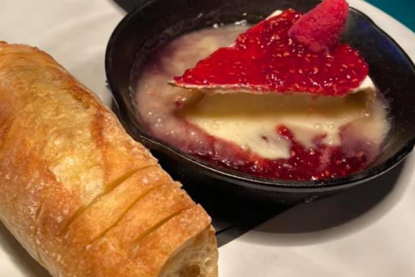 baked brie from repertoire restaurant in florence ky