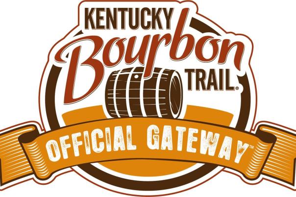 Bourbon Barrel drawing with the words, Kentucky Bourbon Trail Official Gateway
