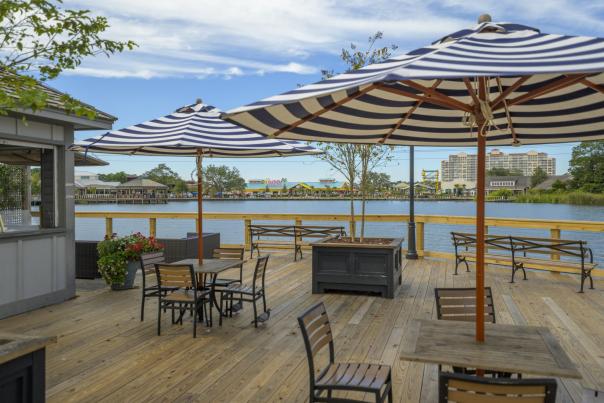Umbrellas at Barefoot Landing