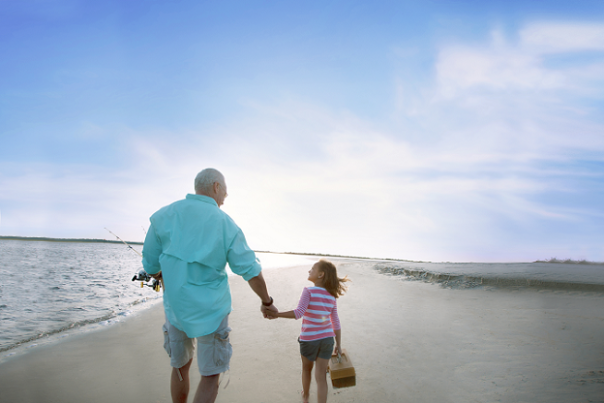 Grandfather-daughter walking beach 0b4k9579 f lo res 525