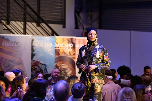A Taste of Style model during the event