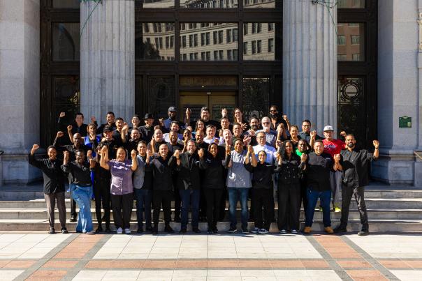 Conde Nast Photo with the culinary leaders of oakland