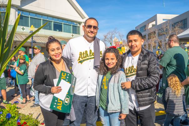 A's Fan Fest - family