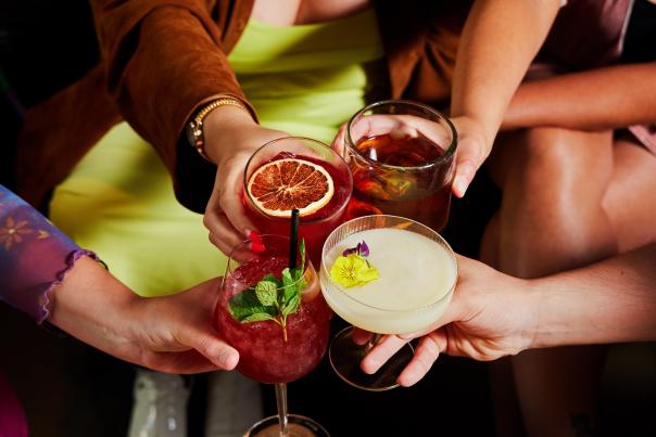 Cocktails at Parche in Oakland California