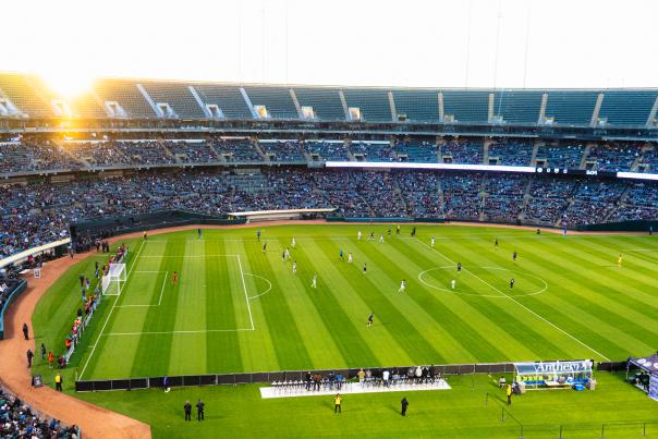 Oakland Roots game at the Oakland Coliseum