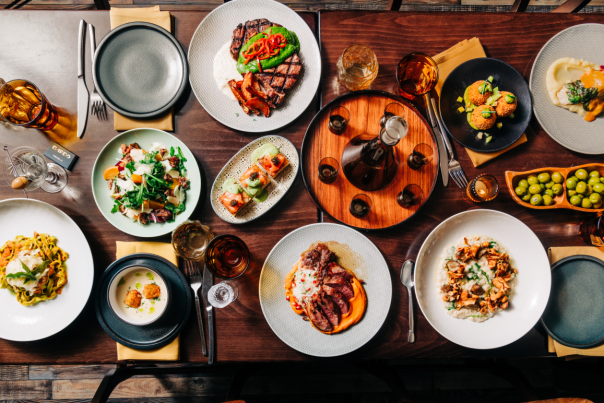 Table at Bardo in Oakland California