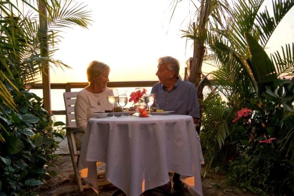 couple dining