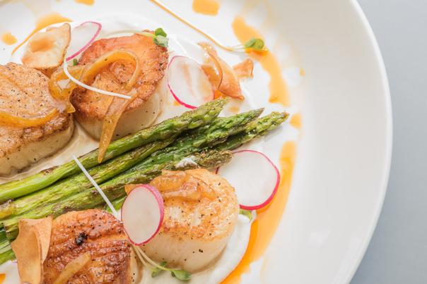 Canvas Restaurant scallops