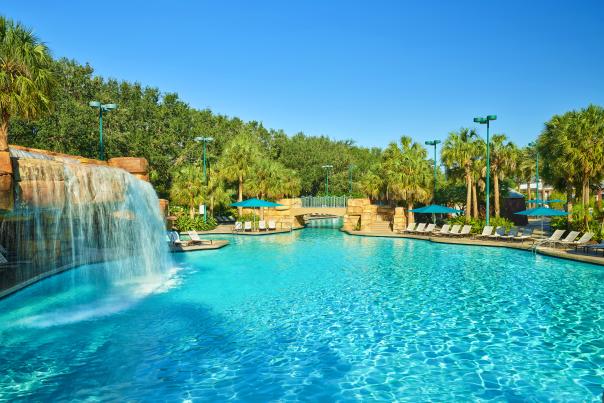 Walt Disney World Swan and Dolphin Resort grotto pool